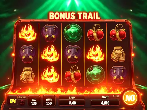 Bush Fire Bonus Trail pokie artwork at Star Casino ASX