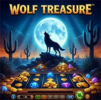 Wolf Treasure pokie artwork at Star Casino ASX